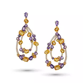 Серьги из золота SCE006579