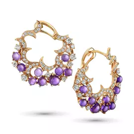 Серьги из золота SCME007617