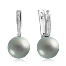 Серьги из золота СПет04 Б-Ч