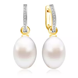 Серьги из золота СПет15 Ж-Ббар