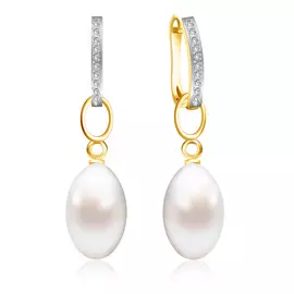 Серьги из золота СПет32 Ж-Бк