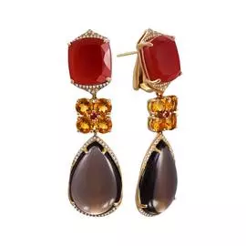 Серьги из золота TR00051E-YRASQ_OS_MC_YG