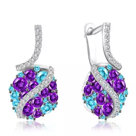 Серьги из золота юаE11364AM-BT