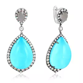 Серьги из золота юаE11554GYMS