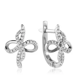 Серьги из золота юлW147DWC4