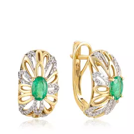 Серьги из золота юпE-48451