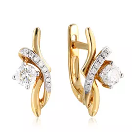 Серьги из золота юпE-48654