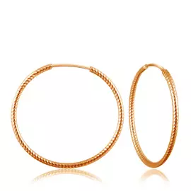 Серьги-кольца Конго из золота 16000193000