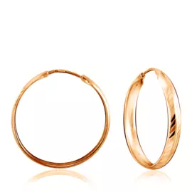 Серьги-кольца Конго из золота 16020507000