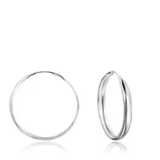 Серьги-конго из белого золота 66020503000