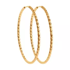 Серьги Конго из красного золота 140158