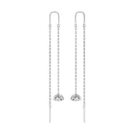 Серьги-продевки из серебра 89020033