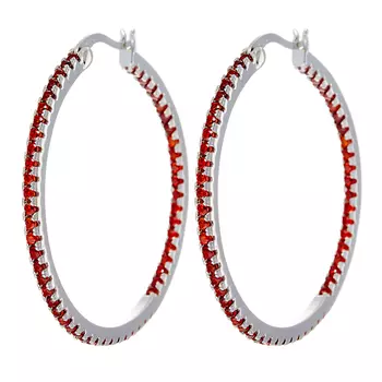 Серьги-продевки из серебра MP-E01314-X-W-X-X-Or