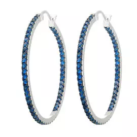 Серьги-продевки из серебра MP-E01314-X-WB-X-X-SB