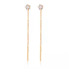 Серьги-продевки из золота 01С115805