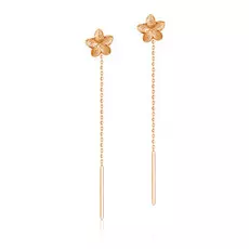 Серьги-продевки из золота 01С715537