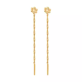 Серьги-продевки из золота 020598