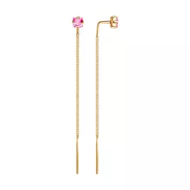 Серьги-продевки из золота 020607