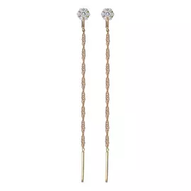 Серьги-продевки из золота 025997