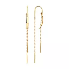 Серьги-продевки из золота 028665