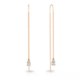 Серьги-продевки из золота 02-8322