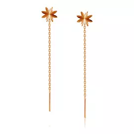 Серьги-продевки из золота 16000426000