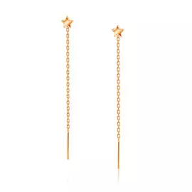 Серьги-продевки из золота 16300076000