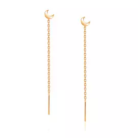 Серьги-продевки из золота 16300076001