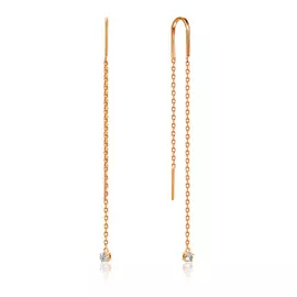 Серьги-продевки из золота 16311562000