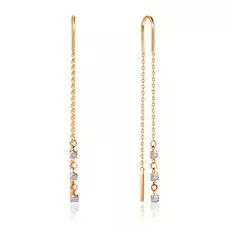 Серьги-продевки из золота 16311580000