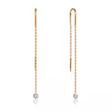 Серьги-продевки из золота 16319679000