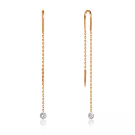 Серьги-продевки из золота 16319679000