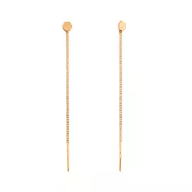 Серьги-продевки из золота 20-1288-11-00