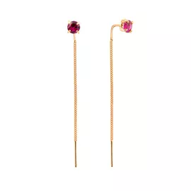 Серьги-продевки из золота 21-1293-11-63