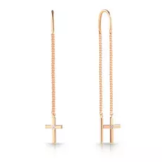 Серьги-продевки из золота 26611642000