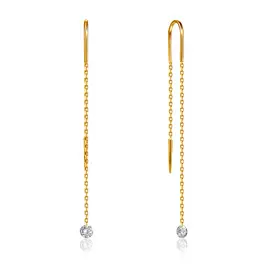 Серьги-продевки из золота 56319679000