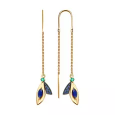 Серьги-продевки из золота 726171