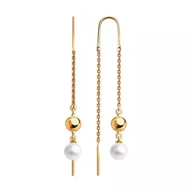 Серьги-продевки из золота 792226