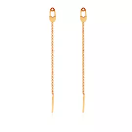 Серьги-продевки из золота Д0268-026843