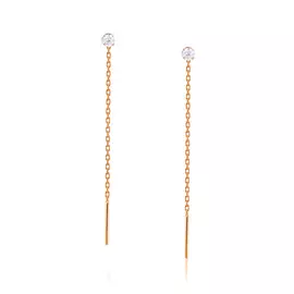 Серьги-продевки из золота Э2972-01С1113283