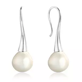 Серьги-продевки из золота СПет55 Б-Чбар