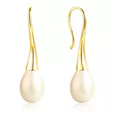 Серьги-продевки из золота СПет55 Ж-Бк