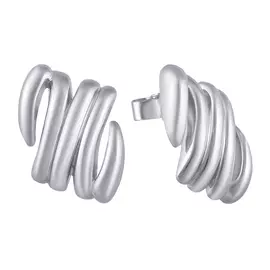 Серьги-пусеты из серебра 05S2AZE260704PLEA_SR_WG