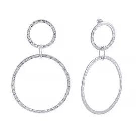 Серьги-пусеты из серебра 11174FESWSH1_SR_WG