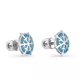 Серьги-пусеты из серебра 12-051-0005