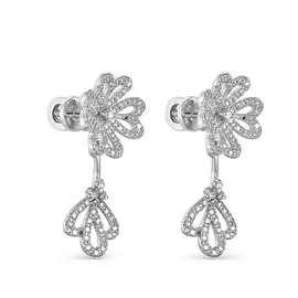 Серьги-пусеты из серебра 12-095-8100