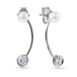 Серьги-пусеты из серебра 12-173-1500