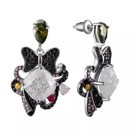 Серьги-пусеты из серебра 181419_SR_US_001_WG