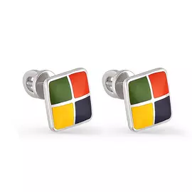 Серьги-пусеты из серебра 2-006-0001