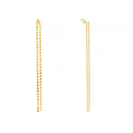 Серьги-пусеты из серебра 9118FESYSH1_SR_YG